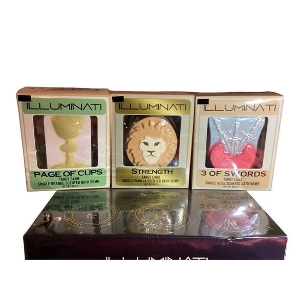 Bundle Of 3 Nwt Tarot Card Bath Bombs Cosmetics Beauty Gift - Picture 4 of 5